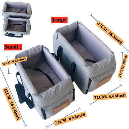 Portable Dog Car Seat Bed