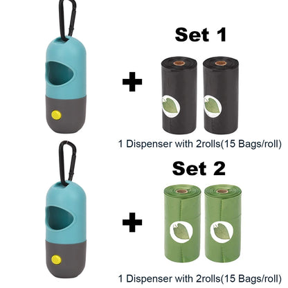 LED Degradable Dog Poop Bag Dispenser